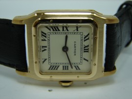 流當品拍賣CARTIER 卡地亞 山度士 巴黎工作室 18K金 女錶