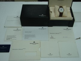流當品拍賣 真品艾美 Maurice Lacroix 匠心系列 月相年曆錶 男錶