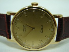 流當品拍賣 原裝 勞力士 5109 18K金 徹里尼 女錶