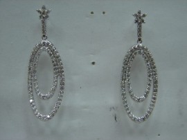 流當品拍賣 造型 3克拉 K金 鑽石 耳環