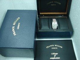 台中 流當品拍賣 真品 FRANCK MULLER 法蘭克穆勒 1750 18K金 女錶 9成5新 ZR019