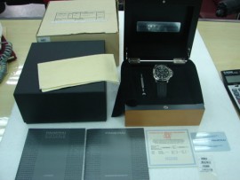台中 流當品拍賣 原裝 PANERAI 沛納海 PAM005 手上鍊 不銹鋼 男錶 9成5新 喜歡價可議