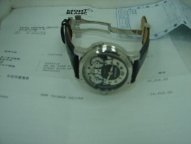 台中 流當品 新款 原裝 Montblanc 萬寶龍 GMT 計時 自製機芯 男錶 9成5新 喜歡價可議