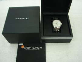 台中 流當品拍賣 原裝 HAMILTON 漢米爾頓 不銹鋼 自動 男錶 9成99新 附盒單 喜歡價可議