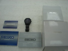 台中 流當品拍賣 SEIKO 精工 太陽能 計時 24小時 男錶 9成新 盒單齊 喜歡價可議