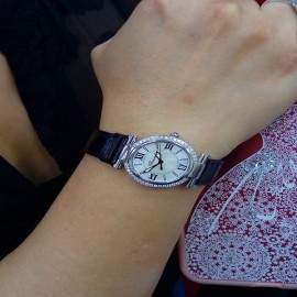 台中流當品拍賣 原裝 CHOPARD 蕭邦 IMPERIALE 不鏽鋼 鑽圈 石英 女錶 9成5新 盒單齊