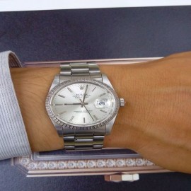 台中流當品拍賣 流當手錶 原裝 ROLEX 勞力士 16220 不鏽鋼 板帶 自動 男錶 9成新 特價出清