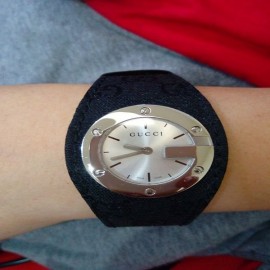 台中流當品拍賣 流當手錶 原裝 GUCCI 古馳 104 大G 石英 女錶 9成新 特價出清