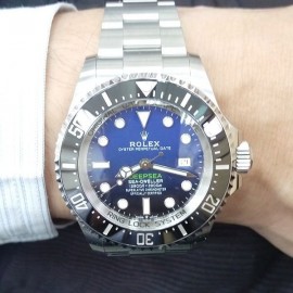 台中流當品拍賣 流當手錶拍賣 原裝 ROLEX  勞力士 126660DB 漸層藍面盤 水鬼王 自動 男錶 9成99新