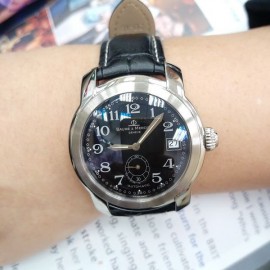 台中流當品拍賣 流當手錶 原裝 Baume & Mercier 名仕 男女 機械錶 9成5新 喜歡價可議