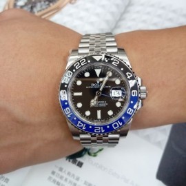 台中流當品拍賣 流當手錶 原裝 全新 ROLEX 勞力士 126710 BLNR GMT 藍黑圈 蝙蝠俠 自動 男錶 特價出清