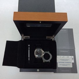 台中流當品拍賣 原裝 PANERAI 沛納海 PAM176 鈦合金 手上鍊 男錶 9成5新 盒單齊 喜歡價可議 KR020