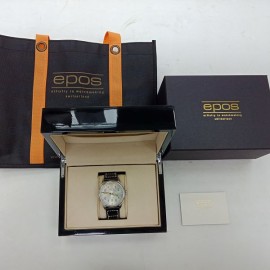 台中流當品拍賣 原裝 EPOS 愛寶時 大錶徑 簍空 自動上鍊 男錶 盒單齊全 9成5新 特價出清