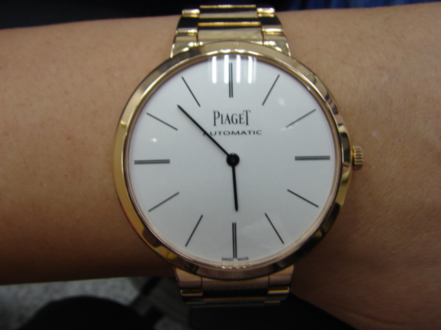 彰化流當品拍賣 原裝 PIAGET 伯爵 ALTIPLAN 18K 玫瑰金 自動上鍊 盒單齊 ZR260